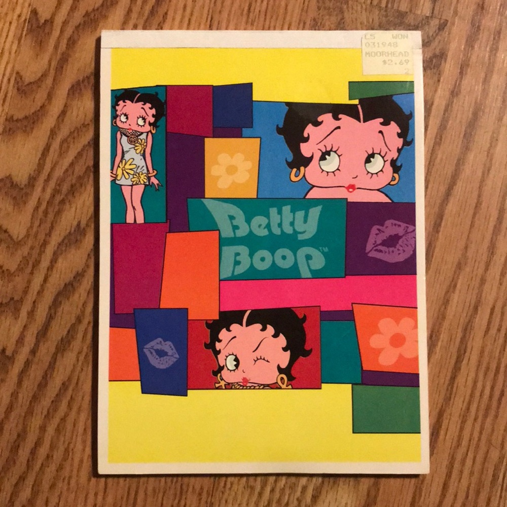Groovy betty notepad